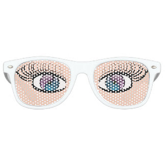 インと楊眼球付き眼鏡 レトロサングラス