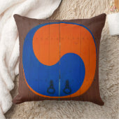 インと陽の記号（韓国） クッション (ブランケット)