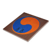 インと陽の記号(韓国) タイル (側面)