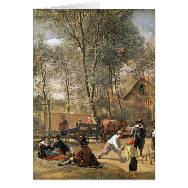 インの外のSkittleプレーヤー、c.1660-63 (正面)