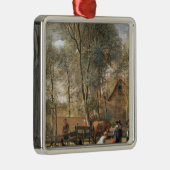 インの外のSkittleプレーヤー、c.1660-63 メタルオーナメント (右)