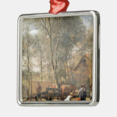 インの外のSkittleプレーヤー、c.1660-63 メタルオーナメント (左)