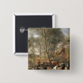 インの外のSkittleプレーヤー、c.1660-63 缶バッジ (正面&裏面)