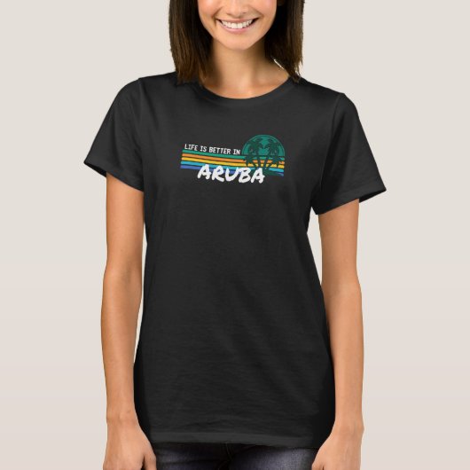 インアルバヴィンテージサンセットビーチ Tシャツ (正面)