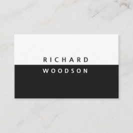 インアンドヤンモダン白黒 名刺