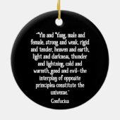 インアンドヤンラウンドオーナメント セラミックオーナメント (裏面)