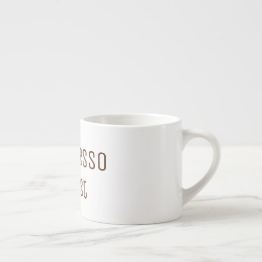 インエスプレッソIトラストおもしろいタイポグラフィコーヒーマグ エスプレッソカップ (右)