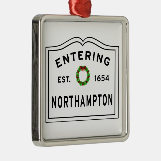 インエントノーサンプトンマサチューセッツ金属オーナメント メタルオーナメント (右)