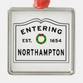 インエントノーサンプトンマサチューセッツ金属オーナメント メタルオーナメント (正面)