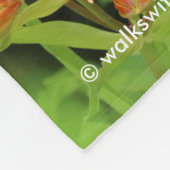 インカのユリ フリースブランケット (角)