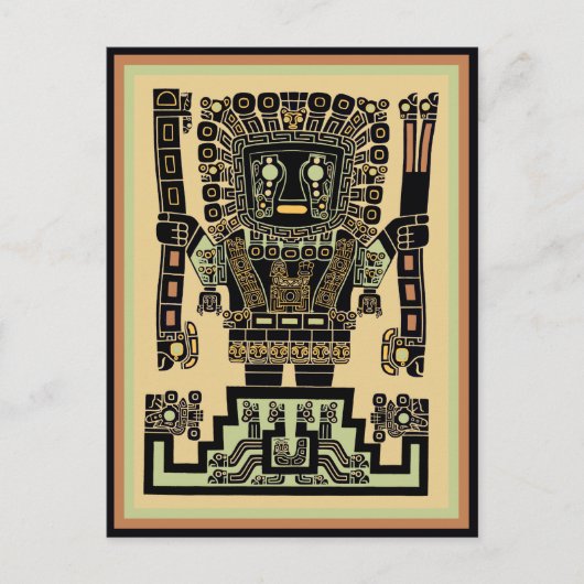 インカの戦士の神 ポストカード (正面)