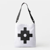 インカエレガントクロス幾何学デザイン クロスボディバッグ (裏面)