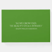 インカエレガントス100誕生日のユリ ゲストブック (裏面)