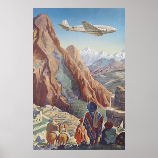 インカスヴィンテージ旅行ポスターのペルー ポスター (正面)