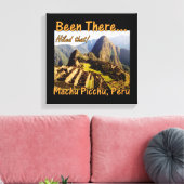 インカトレイルをハイキング – マチュピチュ キャンバスプリント (インサイチュ (リビング))