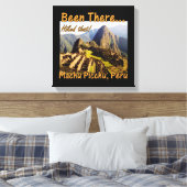 インカトレイルをハイキング – マチュピチュ キャンバスプリント (インサイチュ (寝室))