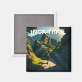インカトレイルペルーマチュピチハイク マグネット (正面/裏面)