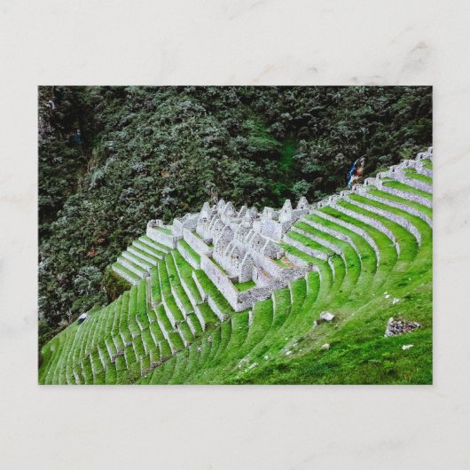 インカトレイルマチュピチペルー – 旅行写真 ポストカード (正面)