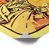 インカワインアルフォンスミュシャ横置き ポスター (角)