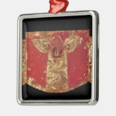 インカ人のマスク メタルオーナメント (左)