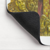 インカ人皇帝Atahualpaの隣のフランシスコPizarro マウスパッド (コーナー)