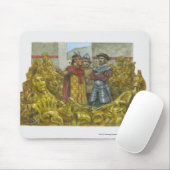 インカ人皇帝Atahualpaの隣のフランシスコPizarro マウスパッド (マウス)