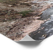 インカ列車でマチュピチュのポスター ポスター (角)