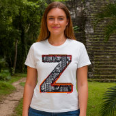 インカ文字Z芸術的フォントTシャツ Tシャツ