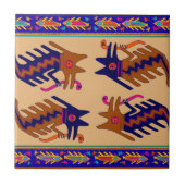 インカ族ヘビ タイル (正面)