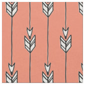 インカ民族のボホ族の矢印フォークデザイン ファブリック (クローズアップ)