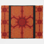 インカ金ゴールド16 フリースブランケット (正面(横))