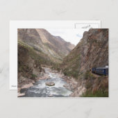 インカ鉄道でマチュピチュ葉書へ ポストカード (正面/裏面)