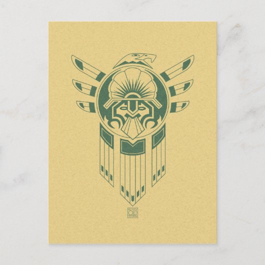 インカ鳥タトゥーのはがき ポストカード (正面)