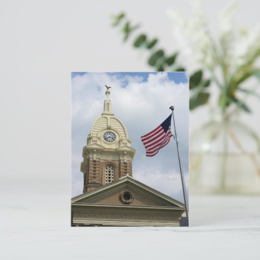 インガム郡コートハウス – ミシガン州メイスン ポストカード (スタンド正面)