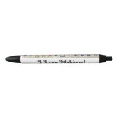 インキは麻雀を愛する 黒ボールペン (正面)