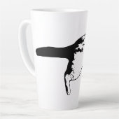 インキよくはしゃぐングの素晴らし驚き カフェラテマグ (左アングル)