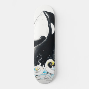 インキを打ち破るオルカクジラ スケートボード