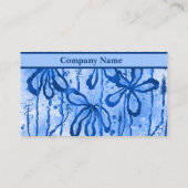 インキフラワーズブルー名刺 名刺 (裏面)