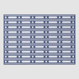 インキブルー 1 ボーンインレイ ボーダー ドット デコパージュ ペーパー