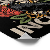 インキュバスクロウ離れスカルフラワーハロウィーンの衣装 ポスター (角)