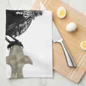 インキレイヴン キッチンタオル (四つ折り)