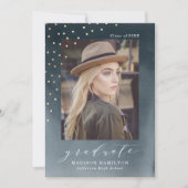 インキング |フォト卒業パーティー招待状 招待状 (正面)
