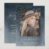 インキング |フォト卒業パーティー招待状 招待状 (正面/裏面)