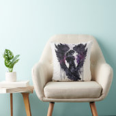 インキーな暗い翼を持つダークエンジェルバレンタイン クッション (椅子)