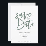 インキーな筆記体で「Save the Date」 セーブザデート<br><div class="desc">インキーな筆記体の「Save the Date」 現代的でミニマルなデザインのSave the Date ウェディング・招待状。背景とテキストの色は、あなたのスタイルに合わせて変更できます。</div>