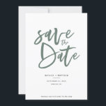 インキーな筆記体で「Save the Date」 セーブザデート<br><div class="desc">インキーな筆記体の「Save the Date」 現代的でミニマルなデザインのSave the Date ウェディング・招待状。背景とテキストの色は、あなたのスタイルに合わせて変更できます。</div>