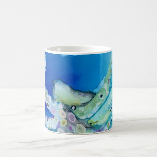 インキーアートデザインのタコ用マグ(_A) コーヒーマグカップ (中央)