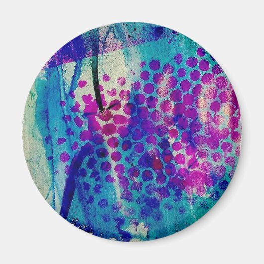 インキー抽象芸術 マグネット (正面)