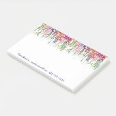 インギかわいらしリッシュフローラガーデンイラストレーション ポストイット (アングル)