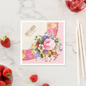 インギビクトリアンリーバラガーデンパーティーナプキンス スタンダードカクテルナプキン (インサイチュ)